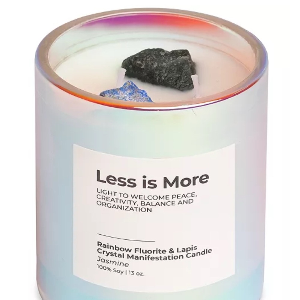 Jill & Ally Less Is More 14oz Crystal Candle BNIB